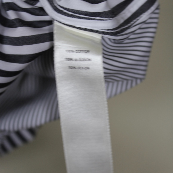 Effortless Tyree Striped Wrinle-Free Chico" s shir - Picture 4 of 6